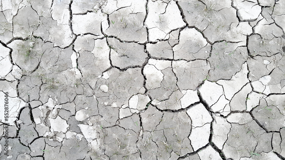 Top view of cracked ground texture. Top view of cracked ground texture.