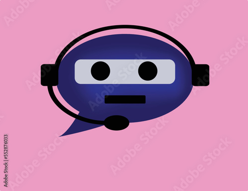 working of chatGPT. a chat bot system illustrations.