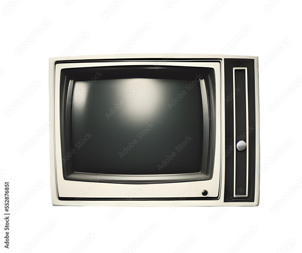 old tv. Generative AI.