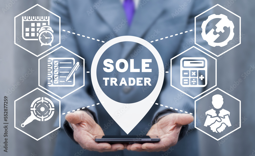 Concept of sole trader. Entrepreneurial activity. Entrepreneurship.