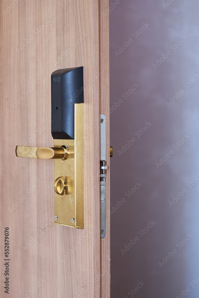 open hotel door hotel door handle indoors. open hotel door hotel door handle indoors.