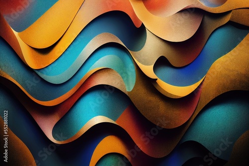 Abstract Background with Waves photo