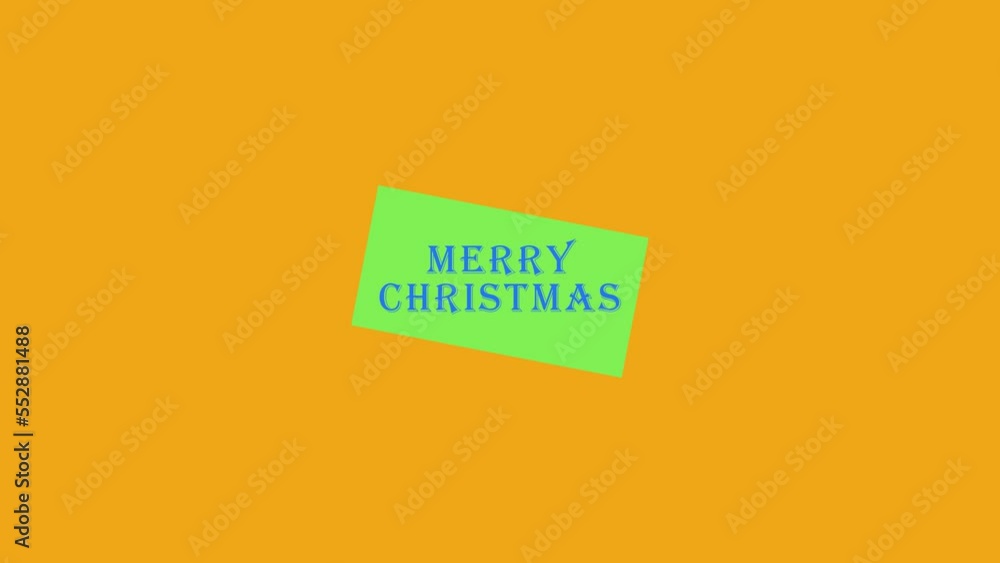 MERRY CHRISTMAS blue animated text on yellow background with Alpha Channel. Christmas New Year concept. Funny slogan. Footage for sale. Winter Holidays. 4K with copy space 3d animation MERRY CHRISTMAS blue animated text on yellow background with Alpha Channel. Christmas New Year concept. Funny slogan. Footage for sale. Winter Holidays. 4K with copy space 3d animation