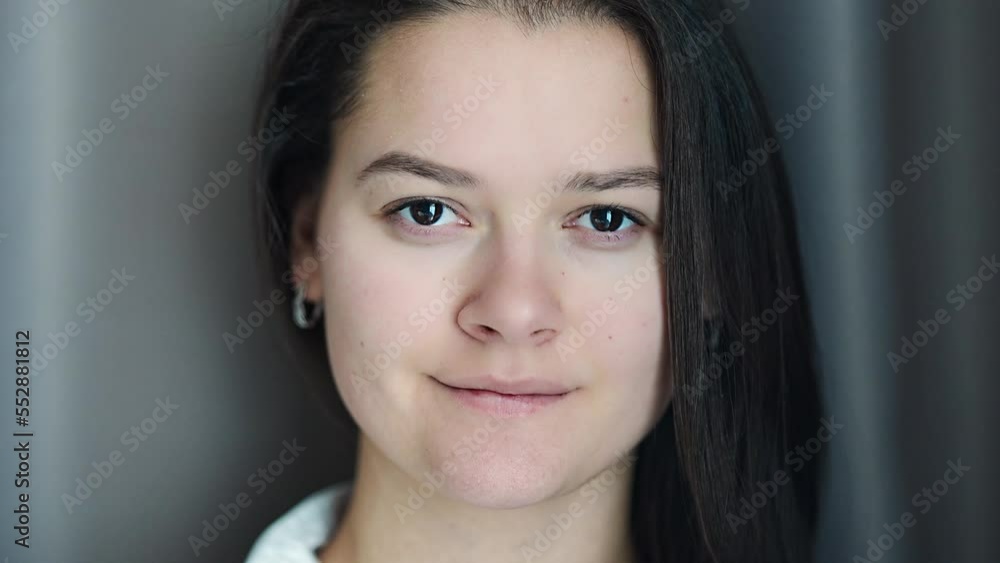 Close up view portrait of business woman. Beautiful young woman looking at camera. Close up view portrait of business woman. Beautiful young woman looking at camera.
