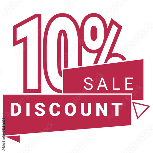 Discount 10%. Marketplace sticker.