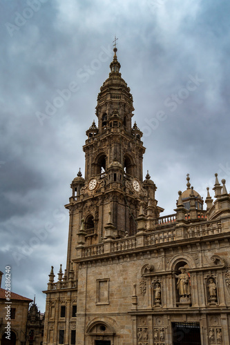 Santiago de compostela en españa galicia presentando la catedral  © Tibor