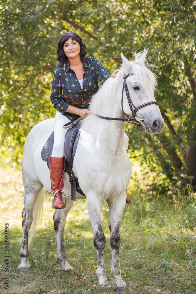 beautiful woman riding a white horse beautiful woman riding a white horse
