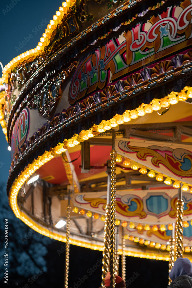 Fototapeta premium carousel in the park