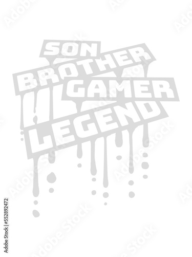 son brother gamer legend 