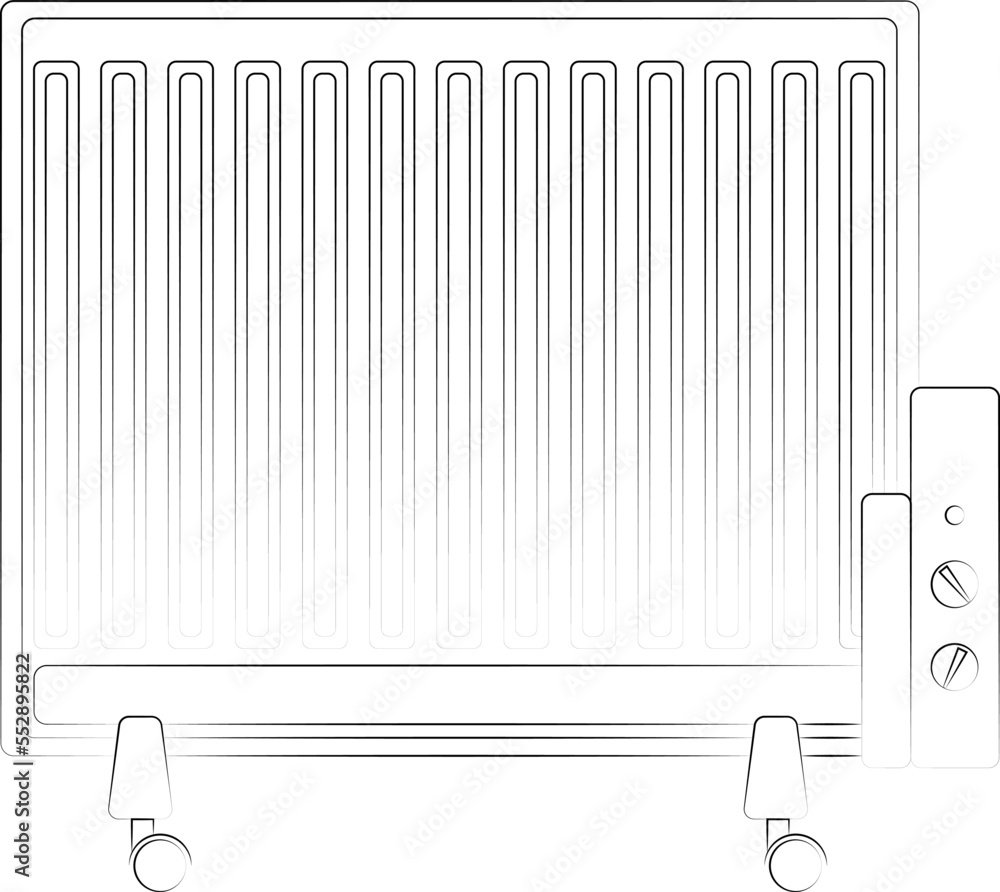 Heating systems oil heater, electric heaters radiator, indoor mobility
