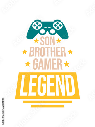 son brother gamer legend 
