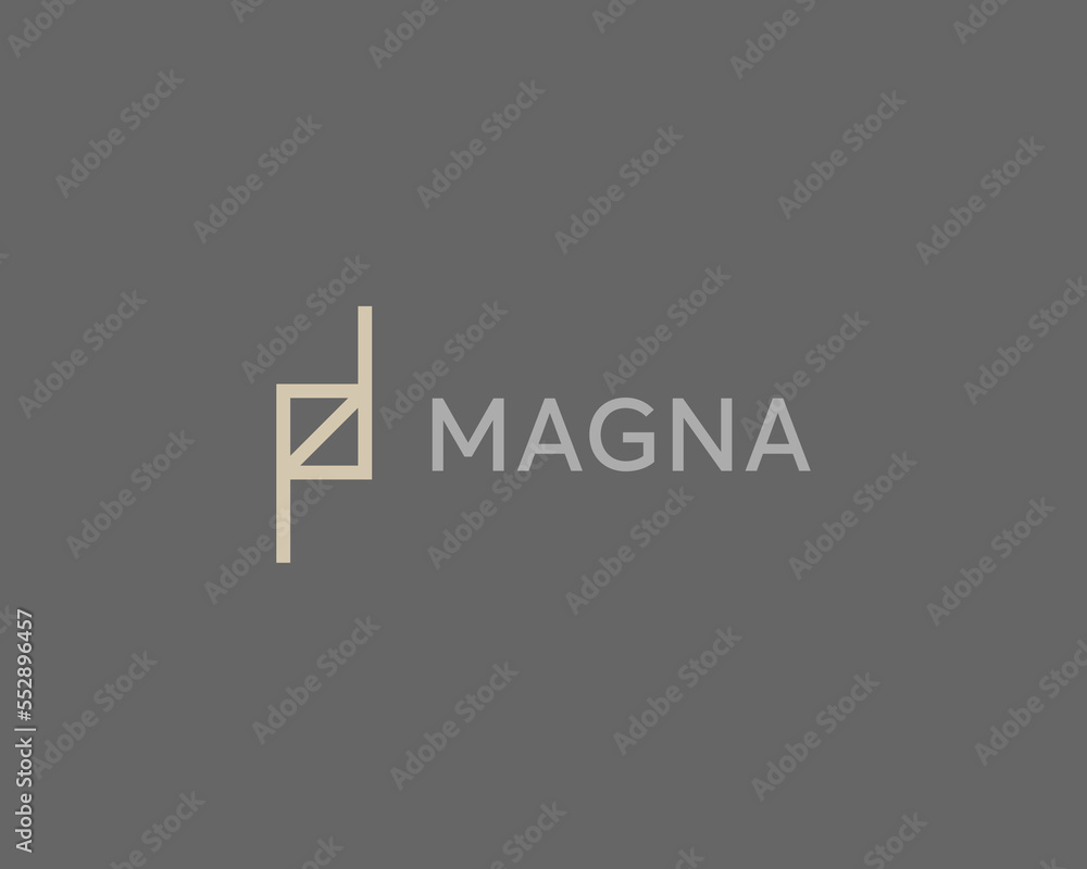 Abstract geometric logo. Solid construction business finance symbol. Premium real estate bank sign. Vector illustration. Abstract geometric logo. Solid construction business finance symbol. Premium real estate bank sign. Vector illustration.