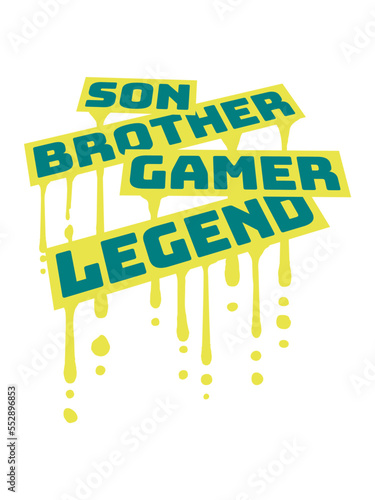son brother gamer legend 