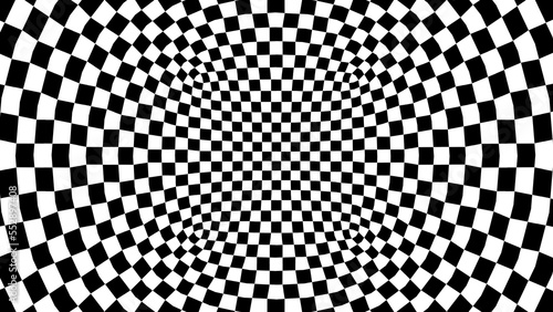 raster geometric ornament. Black and white pattern . Simple monochrome checkered background. Repeat design for decor, print.background in UHD format 3840 x 2160. 