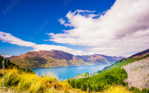 Lake Wakatipu under Beautiful Sky © Michael