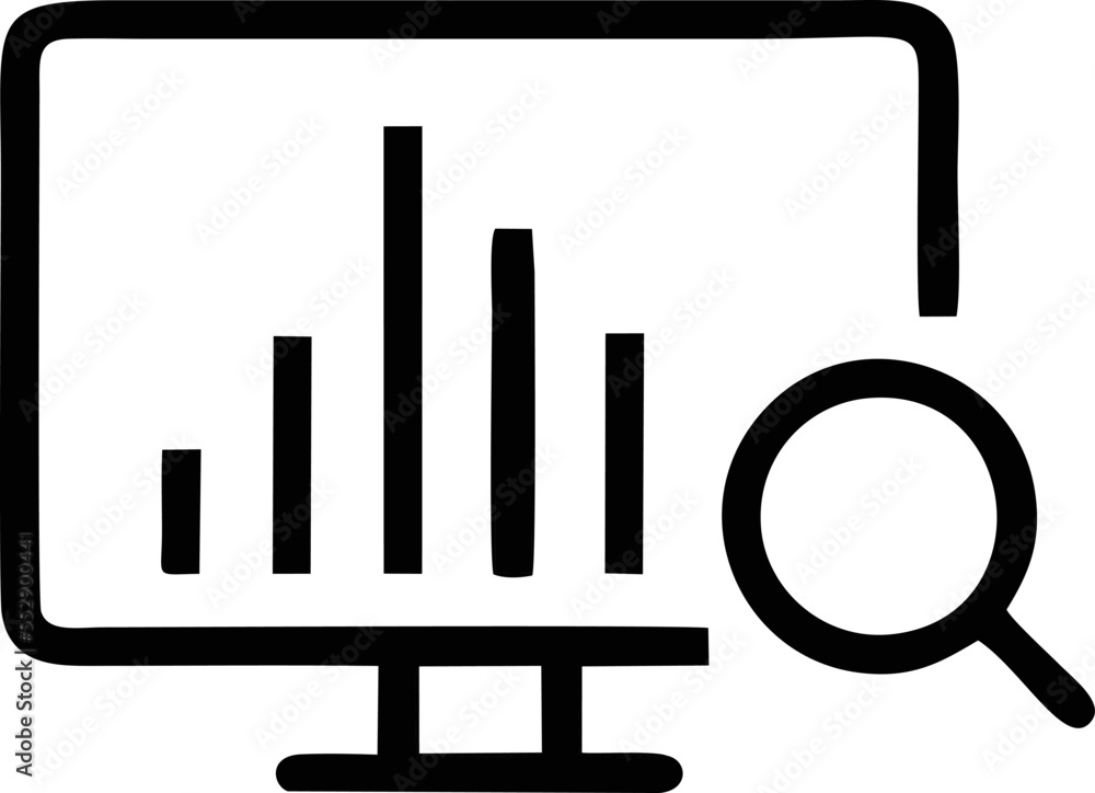 Computer icon symbol in a white background, black laptop icon symbol on the white background Computer icon symbol in a white background, black laptop icon symbol on the white background
