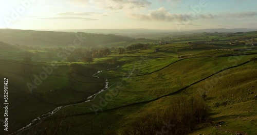 Malham cove cliff edge photo