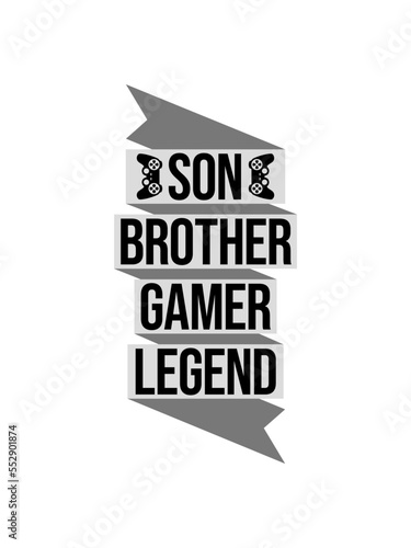 son brother gamer legend 