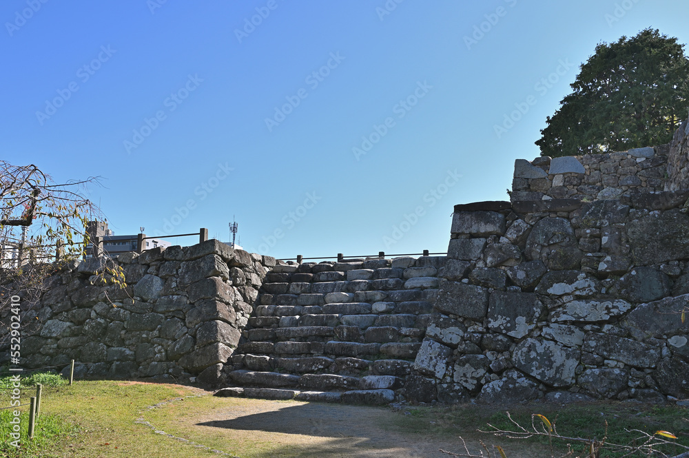 福岡城「小・中天守台跡」