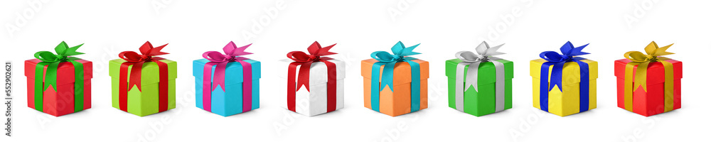 Christmas gift boxes and copy space. Christmas background Christmas gift boxes and copy space. Christmas background