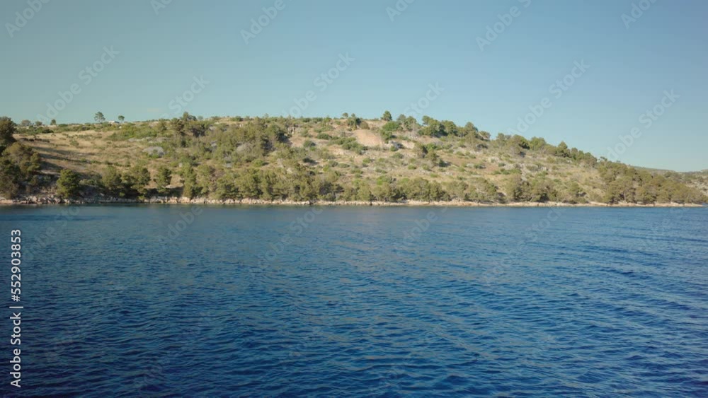 Adriatic Sea and the Dalmatian coast, Croatia Adriatic Sea and the Dalmatian coast, Croatia