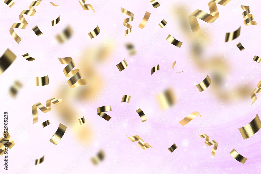 Obraz premium background christmas confetti snow abstract falling