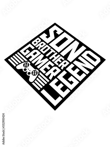 son brother gamer legend 