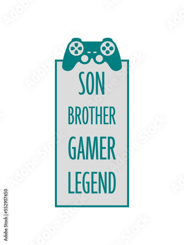 son brother gamer legend 