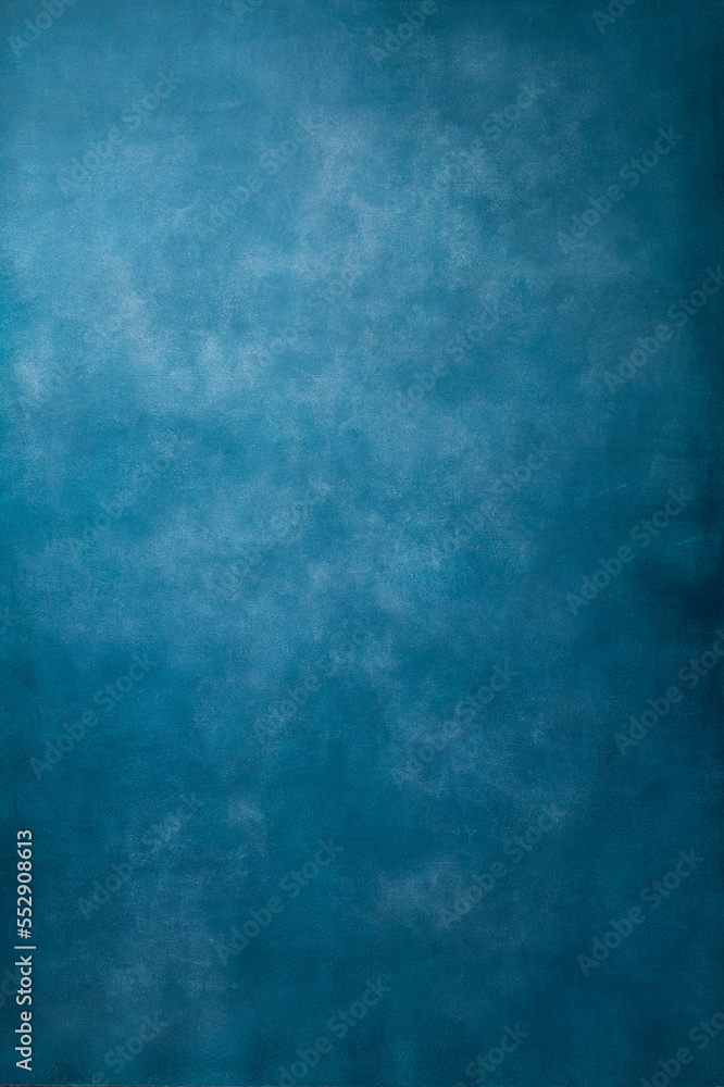 
handmade painted canvas backdrop aquamarine color
