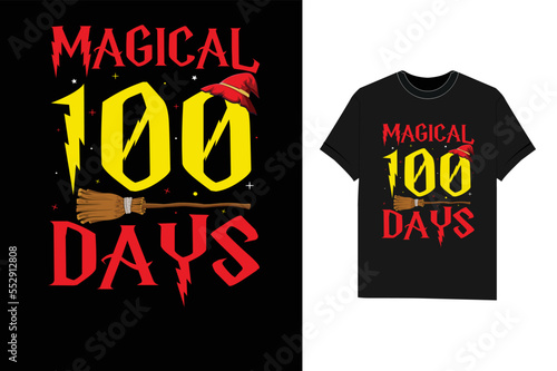 Magical 100 Days Harry potter t-shirt design vector Tshirt