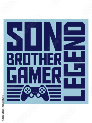 son brother gamer legend 