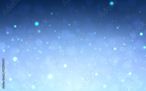 Sky blue bokeh soft light abstract background, Vector eps 10 illustration bokeh particles, Background decoration