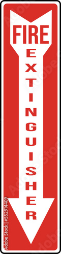 Sign of the fire extinguisher in vector - fire extinguisher sign 
