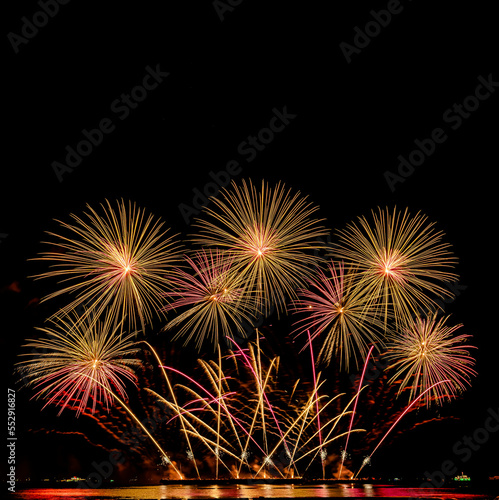 Firework Festival at Pattaya City in Thailand that established every year at the end on the month of November 25-26, 2022.