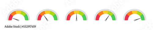 Speed metering or rating icon. Vector illustration