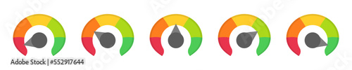 Speed metering or rating icon. Vector illustration