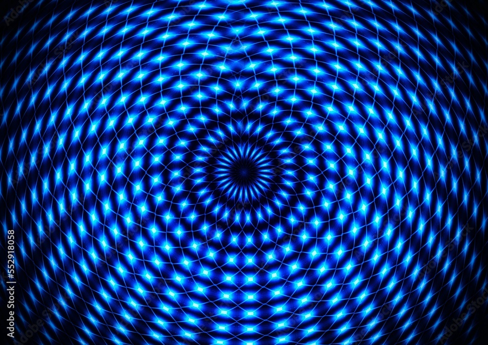 Abstract background of radially exploding blue rays Abstract background of radially exploding blue rays
