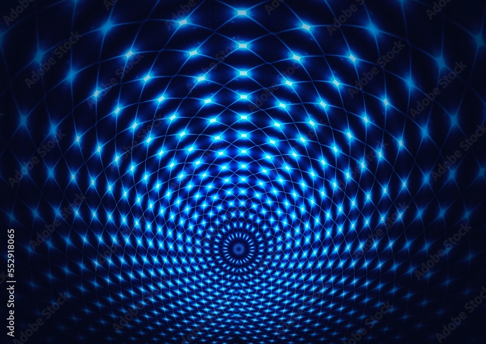 Abstract background of radially exploding blue rays Abstract background of radially exploding blue rays