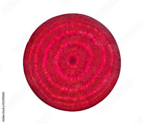 Beetroot slices isolated on transparent png