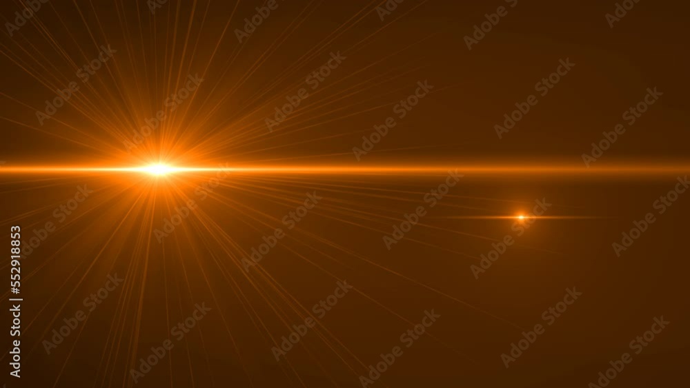lens flare effect on black background Stock Video | Adobe Stock