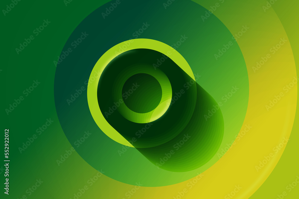 Green blended circles abstract background Green blended circles abstract background