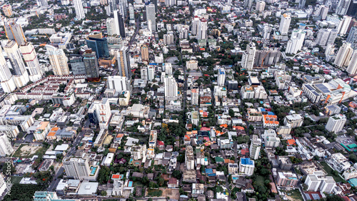 фотографія Aerial View of Wattana Bangkok District