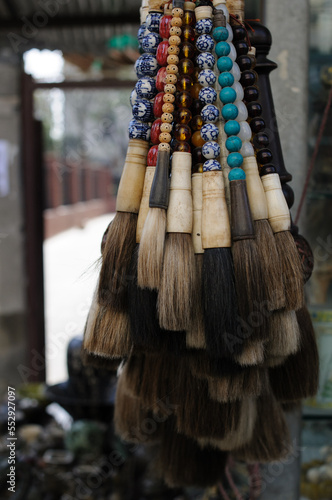Photography Brushes at Antique Market in Shanghai