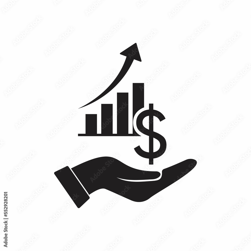 Long-Term Value icon. Monochrome sign from digital transformation ...