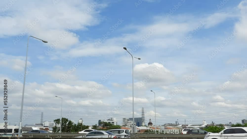 time lapse clouds on highway time lapse clouds on highway
