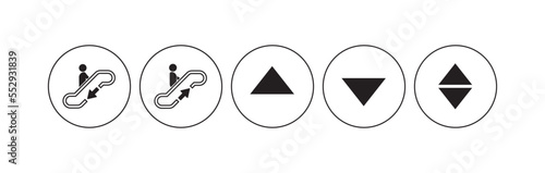 elevator icon on white background