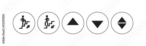 elevator icon on white background