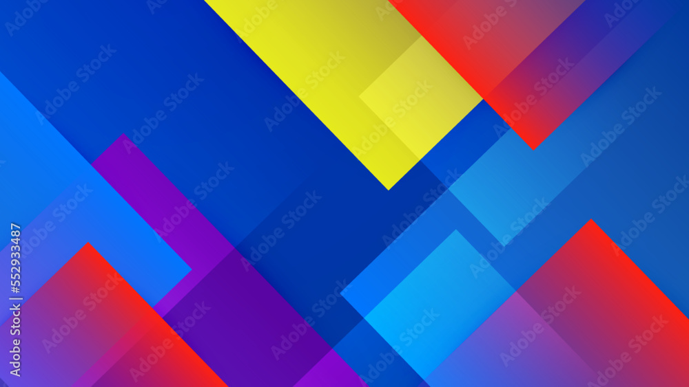 Abstract colourful design on blue background Abstract colourful design on blue background