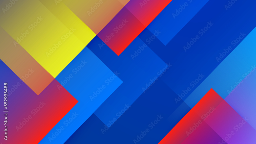 Abstract colourful design on blue background Abstract colourful design on blue background
