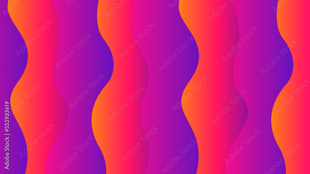Abstract colourful pink purple orange and viva magenta gradient wave background Abstract colourful pink purple orange and viva magenta gradient wave background